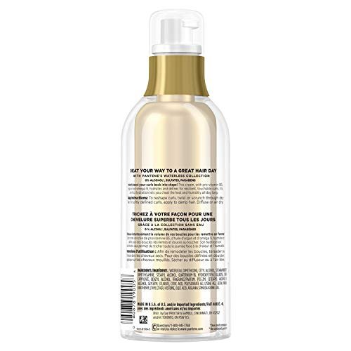 Pantene Curl Affair Curl (Re) Shaping Cream with Blackcurrant, Sulfate-Free, 3.7 oz Avelisse