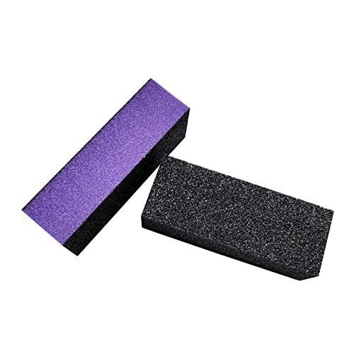 HeeYaa 10-Pack Nail Buffer Sanding Blocks - 100/180 Grit 3-Sided Nail Files for Manicure & Pedicure (Black Purple) - görsel 11
