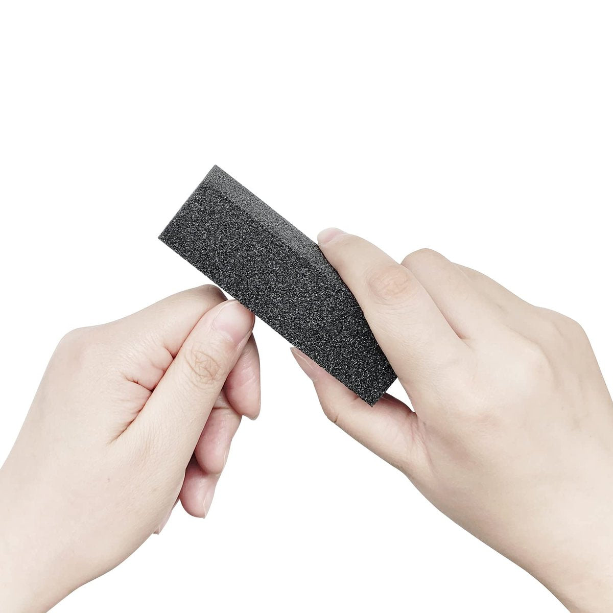 HeeYaa 10-Pack Nail Buffer Sanding Blocks - 100/180 Grit 3-Sided Nail Files for Manicure & Pedicure (Black Purple) - görsel 14