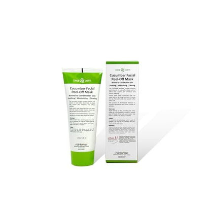 Dearderm Cucumber Facial Peel-Off Mask – 3.4 fl oz (100 ml) – Gentle Exfoliating & Pore Cleansing Mask Avelisse