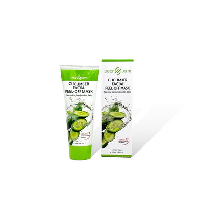 Dearderm Cucumber Facial Peel-Off Mask – 3.4 fl oz (100 ml) – Gentle Exfoliating & Pore Cleansing Mask Avelisse