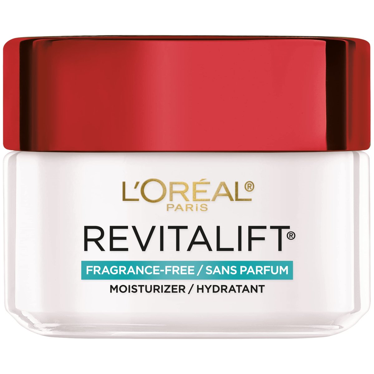 L'Oreal Paris Revitalift Anti Aging Face and Neck Cream, Smoothing and Firming Moisturizer for 24HR Hydration, Fragrance Free, 1.7 Oz - görsel 1