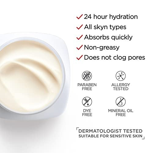 L'Oreal Paris Revitalift Anti Aging Face and Neck Cream, Smoothing and Firming Moisturizer for 24HR Hydration, Fragrance Free, 1.7 Oz - görsel 6