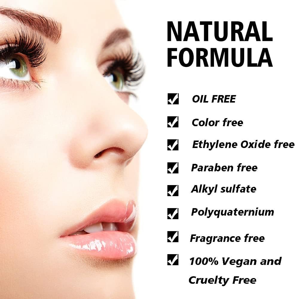 Mererke_Pretty Eyelash Extension Shampoo 60 ml + Brush - Eyelid Foaming Cleanser - Sensitive Paraben & Sulfate Free - Lash Wash and Bath for Extensions - Salon & Home Care - görsel 5