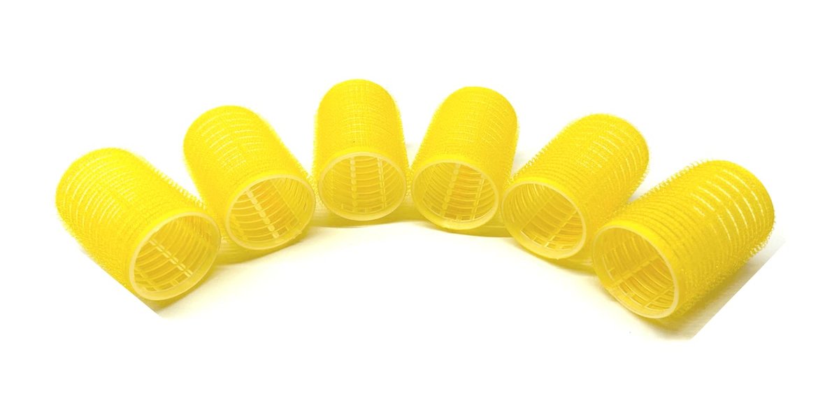 PRO WAVES 1-1/2" Self Grip Hair Rollers - 6 Count | No Heat Curls Set - görsel 5