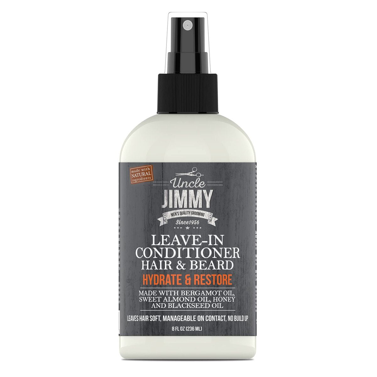 Uncle Jimmy Leave-In Beard Conditioner – Hydrates, Softens & Eliminates Dandruff (8 Fl Oz) - görsel 13