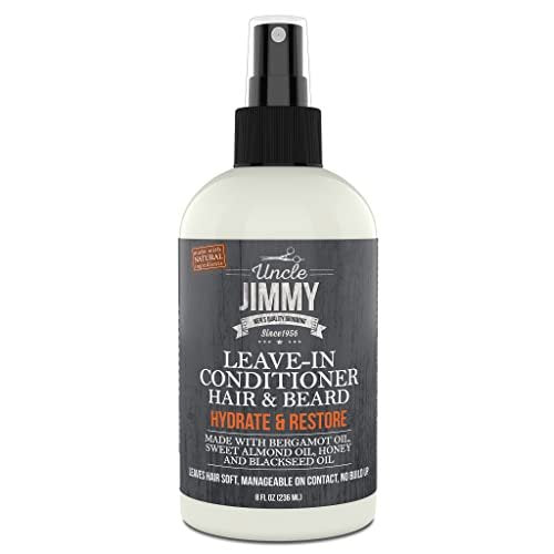 Uncle Jimmy Leave-In Beard Conditioner – Hydrates, Softens & Eliminates Dandruff (8 Fl Oz) - görsel 2