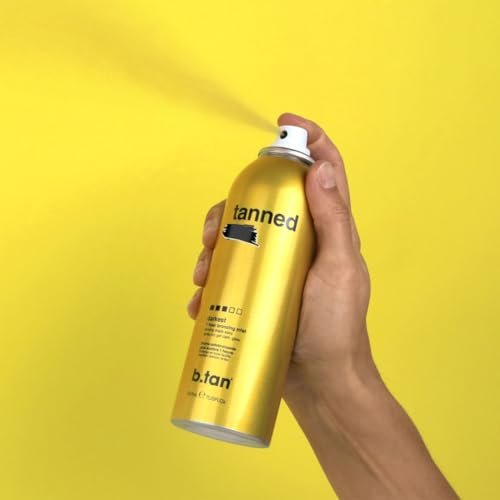 b.tan Self Tanner Bronzing Mist | Fast 1 Hour Express Sunless Tanning Spray, No Fake Tan Smell, Dark Bronzing Glow for Face & Body, Vegan & Cruelty Free, 7 Fl Oz - görsel 5