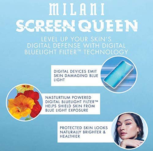 Milani Screen Queen Liquid Foundation Makeup - Toasted Tawny - Cruelty Free with Blue Light Filter - görsel 13