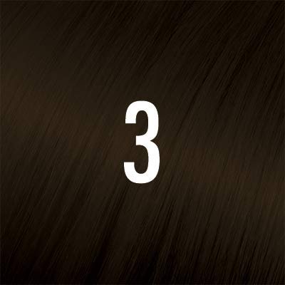 Vivitone PRISMA Cream Hair Color - NO AMMONIA - #3 Dark Brown 2.09 oz. - 100% Grey Coverage, Long Lasting Shine, Made in Italy - görsel 3