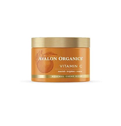 Avalon Organics Vitamin C Moisturizer - Plant-Based, Cruelty-Free Face Cream for Radiant Skin, 1.7 oz