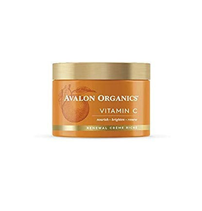 Avalon Organics Vitamin C Moisturizer - Plant-Based, Cruelty-Free Face Cream for Radiant Skin, 1.7 oz