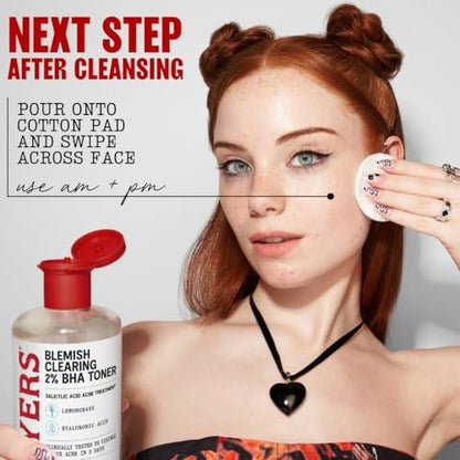 Thayers Blemish Clearing Salicylic Acid Toner - Acne Treatment Face Toner with 2% Salicylic Acid, Soothing & Non-Stripping, 12 Fl Oz