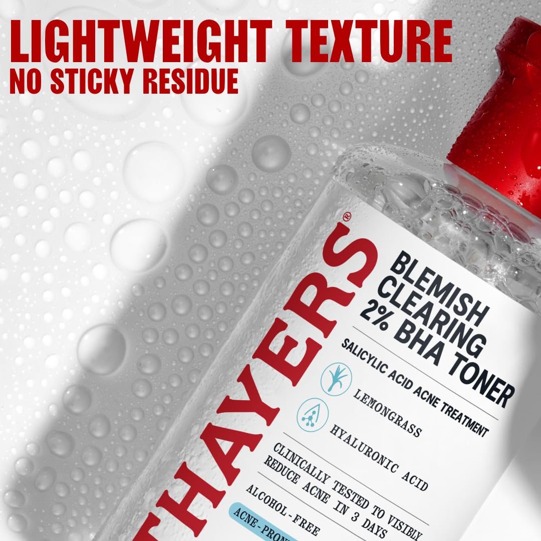 Thayers Blemish Clearing Salicylic Acid Toner - Acne Treatment Face Toner with 2% Salicylic Acid, Soothing & Non-Stripping, 12 Fl Oz - görsel 12