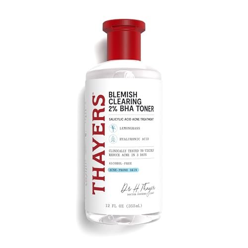 Thayers Blemish Clearing Salicylic Acid Toner - Acne Treatment Face Toner with 2% Salicylic Acid, Soothing & Non-Stripping, 12 Fl Oz - görsel 1