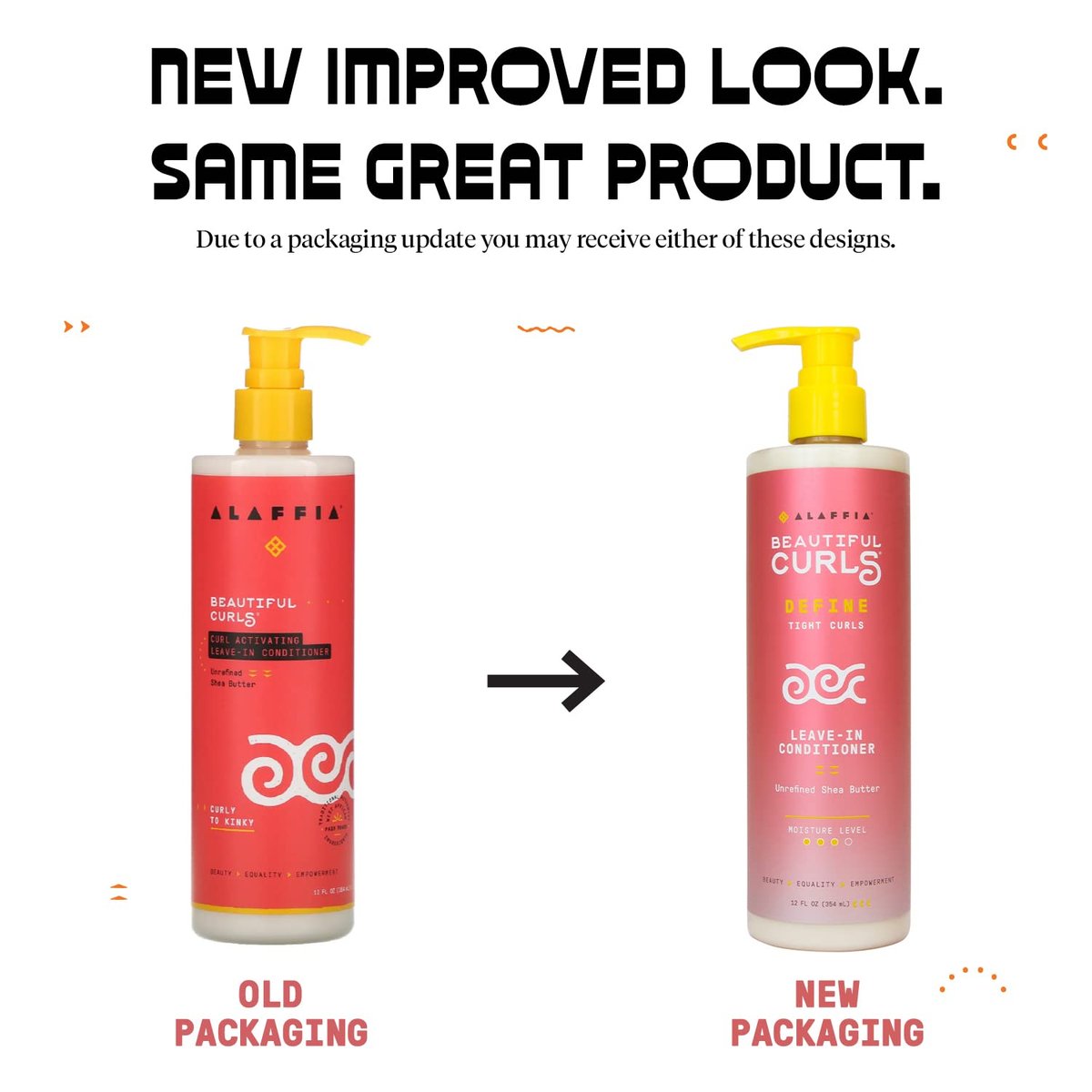 Alaffia Beautiful Curls Leave-In Conditioner for Tight Curls - Shea Butter, Vitamin E & Coconut Oil, 12 oz Avelisse