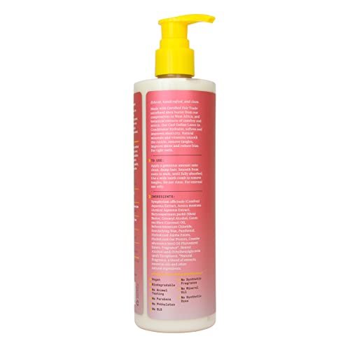 Alaffia Beautiful Curls Leave-In Conditioner for Tight Curls - Shea Butter, Vitamin E & Coconut Oil, 12 oz Avelisse