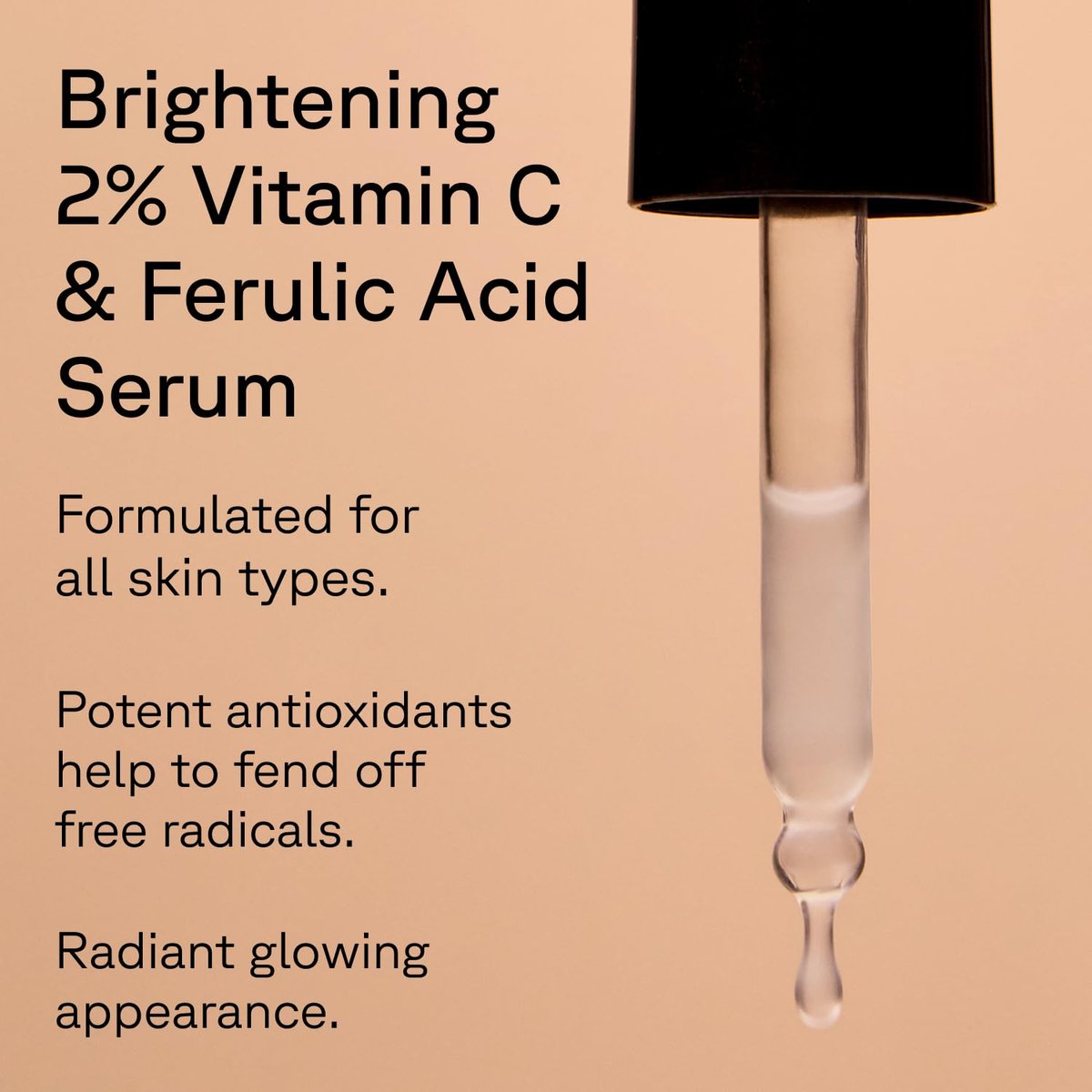 Acure Brightening 2% Vitamin C & Ferulic Acid Serum – Anti-Aging, Glow-Boosting Facial Serum for Women & Men, Vegan & Cruelty-Free, 1 fl oz Avelisse