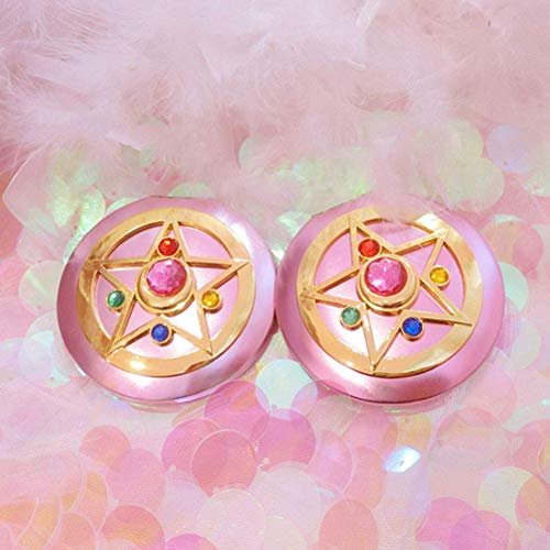 SHOWLOUE Pink Compact Mirror – Portable Double Sided Travel Mirror (2.7 x 2.6 inches) Avelisse