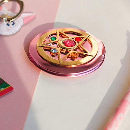 SHOWLOUE Pink Compact Mirror – Portable Double Sided Travel Mirror (2.7 x 2.6 inches) Avelisse