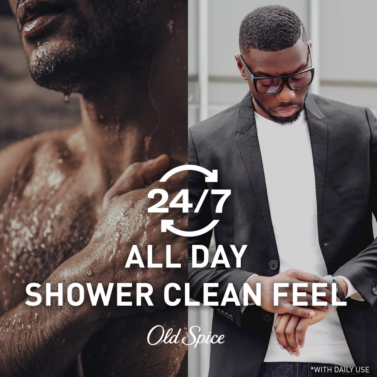 Old Spice Refreshing Body Wash for Men, Swagger with Cedarwood Scent, 3X Defense, 24/7 Shower Fresh, 16 oz (Pack of 4) Avelisse