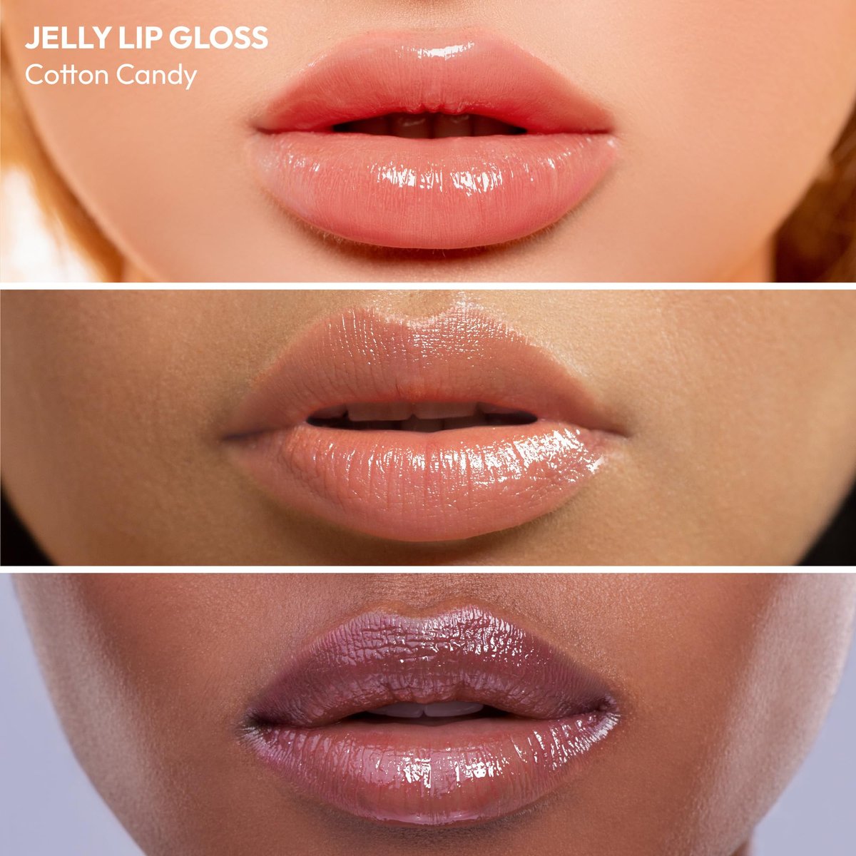 Ruby Kisses Jellicious Mouth Watering Lip Gloss - 3 Pack (PL01 Maximizer, PL03 Pink Glacier, PL04 Nude) - görsel 7