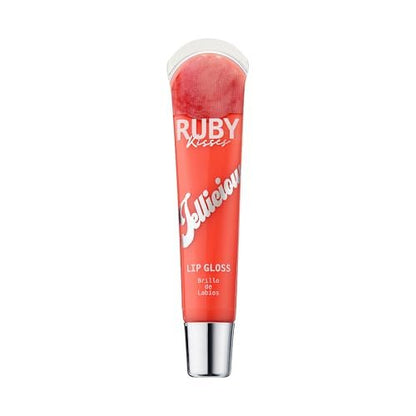 Ruby Kisses Jellicious Mouth Watering Lip Gloss - 3 Pack (PL01 Maximizer, PL03 Pink Glacier, PL04 Nude)