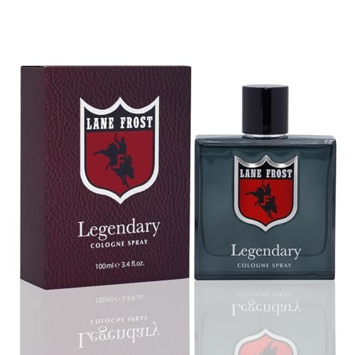 Lane Frost Legendary Cologne for Men - Original Western Scent - Woodsy Masculine Fragrance with Cedarwood and Musk - Long-Lasting 3.4 Fl Oz Avelisse