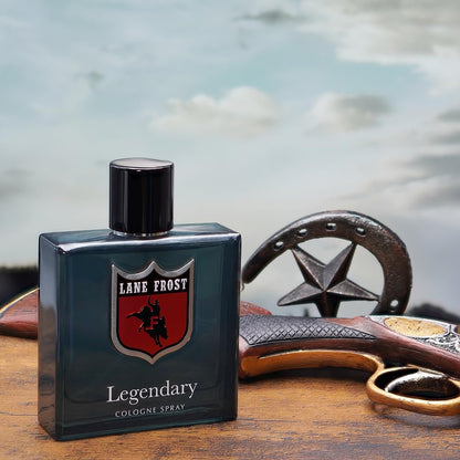 Lane Frost Legendary Cologne for Men - Original Western Scent - Woodsy Masculine Fragrance with Cedarwood and Musk - Long-Lasting 3.4 Fl Oz Avelisse