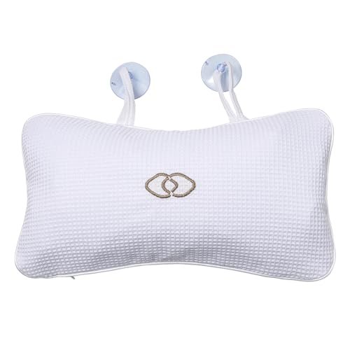 YUET Anti-Slip Non-Slip Bathtub Pillow - Inflatable Bath Cushion for Head, Neck, Back & Shoulders, Luxurious Home Spa Support - görsel 2
