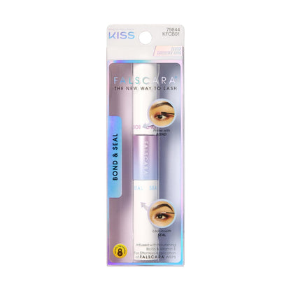 KISS Falscara DIY Eyelash Extension Bond & Seal - Infused with Biotin & Vitamin E for Strong, Gentle, All-Day Wear