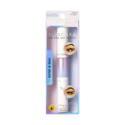 KISS Falscara DIY Eyelash Extension Bond & Seal - Infused with Biotin & Vitamin E for Strong, Gentle, All-Day Wear