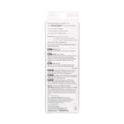 KISS Falscara DIY Eyelash Extension Bond & Seal - Infused with Biotin & Vitamin E for Strong, Gentle, All-Day Wear
