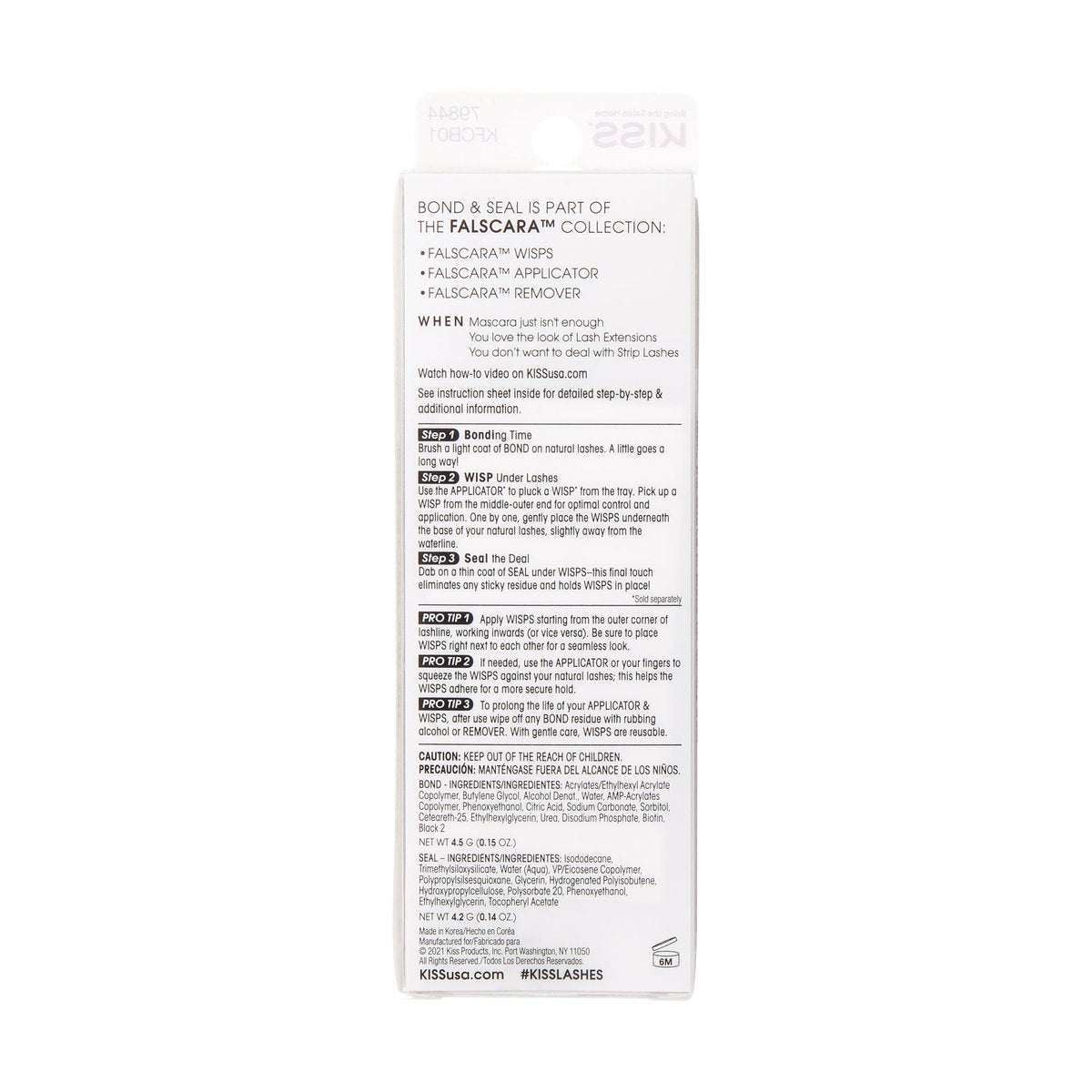 KISS Falscara DIY Eyelash Extension Bond & Seal - Infused with Biotin & Vitamin E for Strong, Gentle, All-Day Wear - görsel 15
