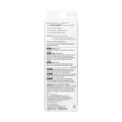KISS Falscara DIY Eyelash Extension Bond & Seal - Infused with Biotin & Vitamin E for Strong, Gentle, All-Day Wear