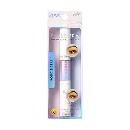 KISS Falscara DIY Eyelash Extension Bond & Seal - Infused with Biotin & Vitamin E for Strong, Gentle, All-Day Wear - görsel 2