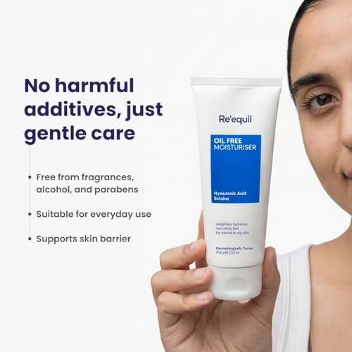 RE' EQUIL Oil Free Moisturiser - Lightweight Face Moisturizer for Normal, Oily & Combination Skin, 100g - görsel 12