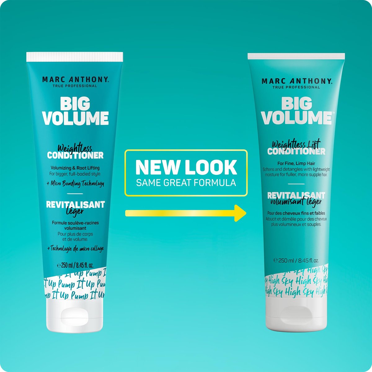 Marc Anthony Big Volume Conditioner, Weightless Moisture for Voluminous Hair, 8.45 Fl Oz - görsel 11