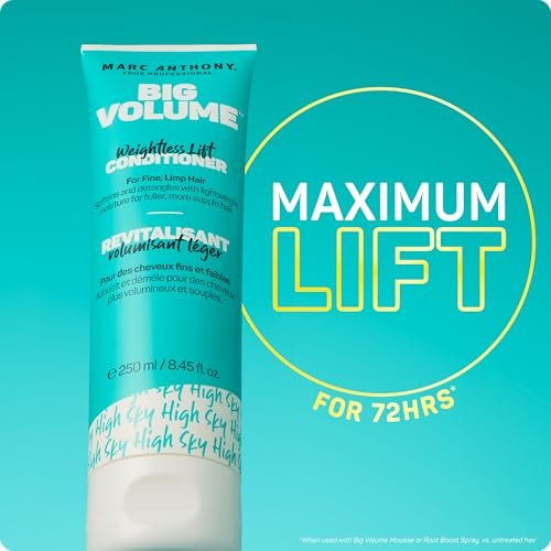 Marc Anthony Big Volume Conditioner, Weightless Moisture for Voluminous Hair, 8.45 Fl Oz - görsel 4