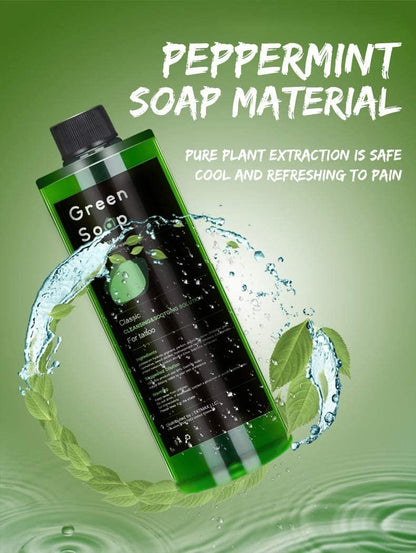 Dragon Art 16.9oz Green Soap Prep Wash with 8oz Squeeze Bottle – Tattoo & Piercing Aftercare