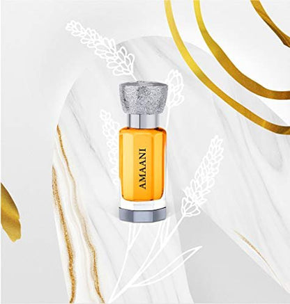 Swiss Arabian Amaani Perfume Oil – Long-Lasting Luxury Fragrance from Dubai – Seductive Signature Scent for Women and Men – 0.4 oz