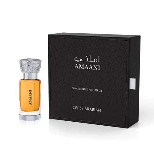 Swiss Arabian Amaani Perfume Oil – Long-Lasting Luxury Fragrance from Dubai – Seductive Signature Scent for Women and Men – 0.4 oz - görsel 3