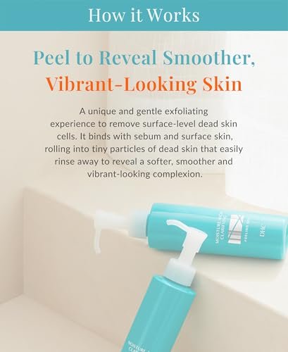 DHC Moisture-Rich Clarifying Peeling Gel - Hydrating Exfoliator for All Skin Types, 4.9 oz Avelisse