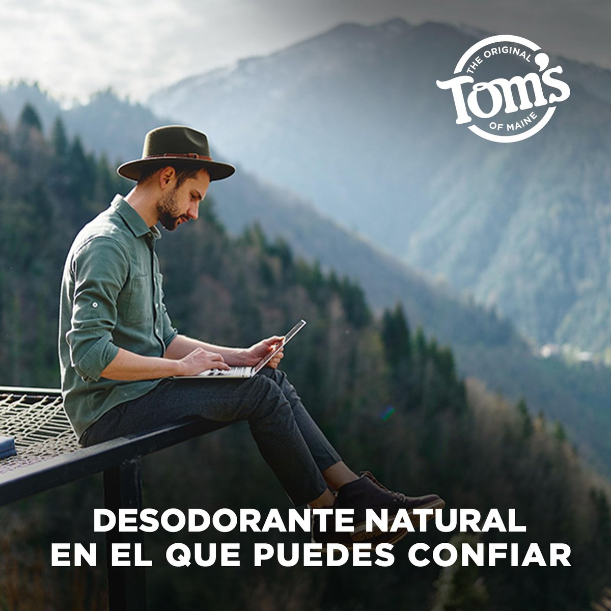Tom's of Maine Long-Lasting Aluminum-Free Natural Deodorant for Men, Mountain Spring, 2.8 oz. Avelisse