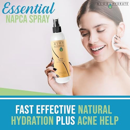 NaPCA Moisturizer Facial Mist & Body Spray - Sodium PCA & Aloe Vera Hydrating Face Spray, Lightweight, Soothes & Restores Skin Barrier for Dry, Sensitive, Acne Prone Skin (8.4 Fl Oz) Avelisse