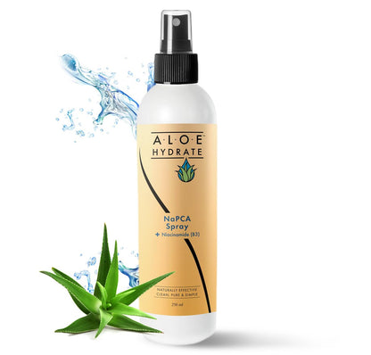 NaPCA Moisturizer Facial Mist & Body Spray - Sodium PCA & Aloe Vera Hydrating Face Spray, Lightweight, Soothes & Restores Skin Barrier for Dry, Sensitive, Acne Prone Skin (8.4 Fl Oz) Avelisse