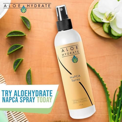NaPCA Moisturizer Facial Mist & Body Spray - Sodium PCA & Aloe Vera Hydrating Face Spray, Lightweight, Soothes & Restores Skin Barrier for Dry, Sensitive, Acne Prone Skin (8.4 Fl Oz) Avelisse