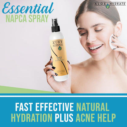 NaPCA Moisturizer Facial Mist & Body Spray - Sodium PCA & Aloe Vera Hydrating Face Spray, Lightweight, Soothes & Restores Skin Barrier for Dry, Sensitive, Acne Prone Skin (8.4 Fl Oz) Avelisse