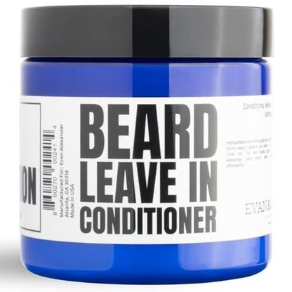 Evan Alexander Fine Grooming MY Hydration Beard Leave-In Conditioner for Men - 4 oz, Hydrates, Softens, Eliminates Dryness, Tames Frizz, Promotes Healthy Beard Growth Avelisse