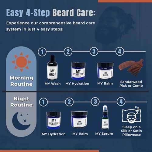 Evan Alexander Fine Grooming MY Hydration Beard Leave-In Conditioner for Men - 4 oz, Hydrates, Softens, Eliminates Dryness, Tames Frizz, Promotes Healthy Beard Growth Avelisse